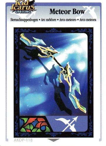 Kid Icarus Carte Meteor Bow Akdp-118