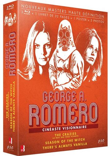 George A. Romero - Cinéaste Visionnaire : The Crazies (La Nuit Des Fous Vivants) + Season Of The Witch + There's Always Vanilla - Blu-Ray