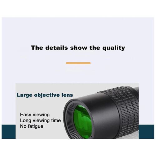 10-300x40 HD Zoom Monoculaire Télescope Mobile Téléobjectif W/Trépied pour Camping En Plein Air Observation Des Oiseaux