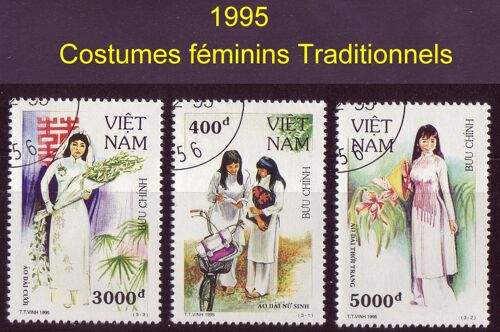 Costumes Féminins Traditionnels Du Vietnam