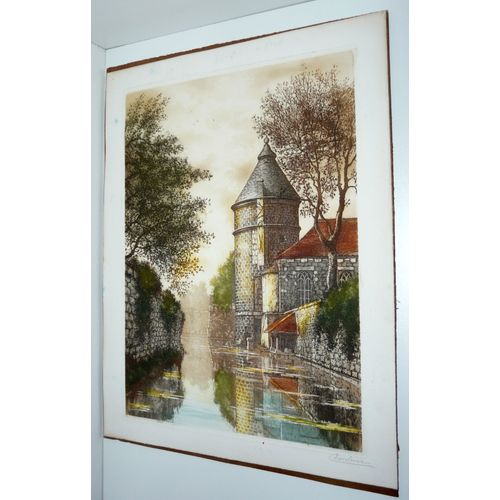 Gravure Aquatinte Signée Cembrier
