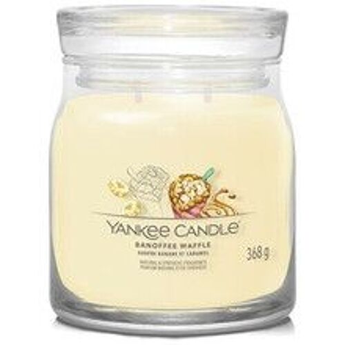 Yankee Candle - Banoffee Waffle Signature Candle (waffles with bananas and caramel) 368.0g