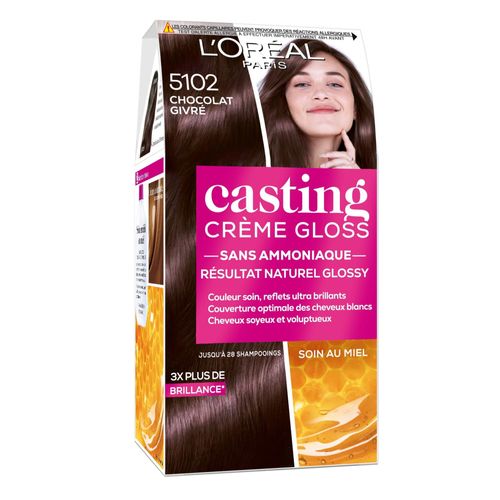 Casting Crème Gloss Châtain - 5102 Chocolat Givré - L'oréal 