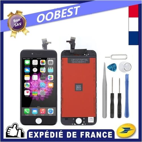 Ecran Iphone 6 Lcd Noir 4.7 + Vitre Tactile Chassis (Envoie Sous 24h De Fr)