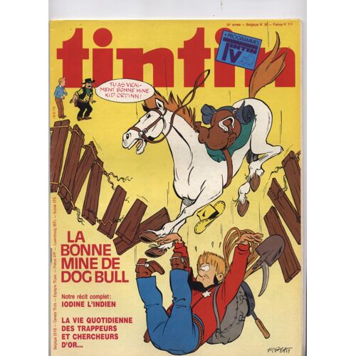 Tintin N° 38 -34ème Année - Edition Belge