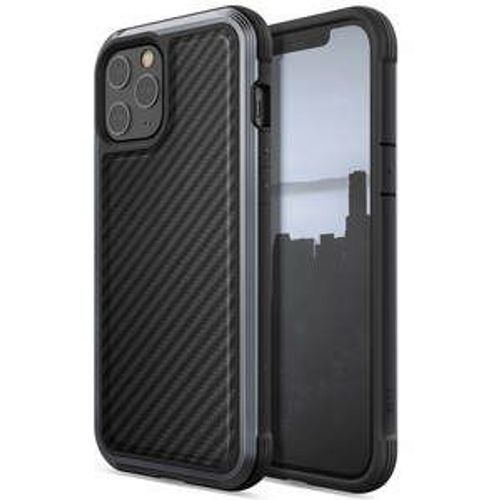 Raptic Coque Lux Fibre De Carbone Noir Pour Iphone 12 Pro Max