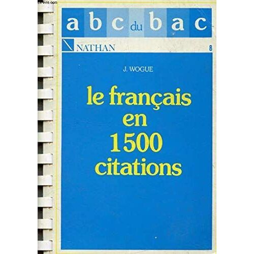 Le FrançAis En 1500 Citations 022796
