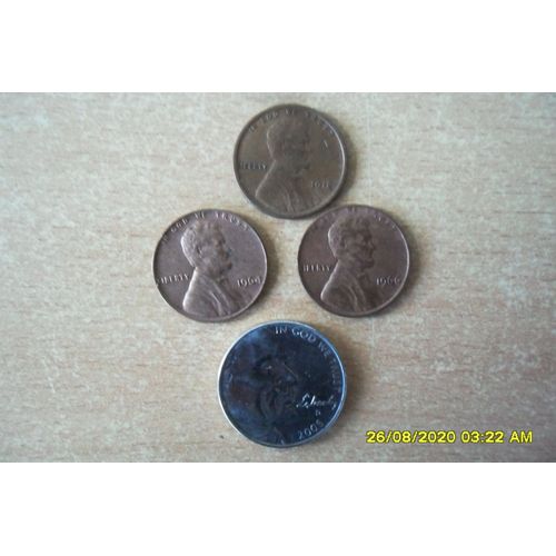 Lot Monnaies Des Etat Unis En Ttb