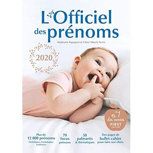 L'Officiel Des PréNoms 2020 - Plus De 12 000 PréNoms, NuméRo 1 Des Ventes