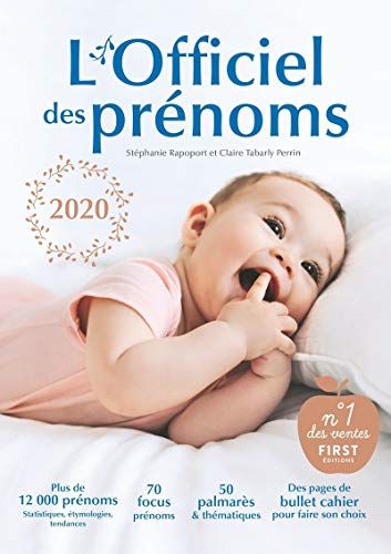 L'Officiel Des PréNoms 2020 - Plus De 12 000 PréNoms, NuméRo 1 Des Ventes