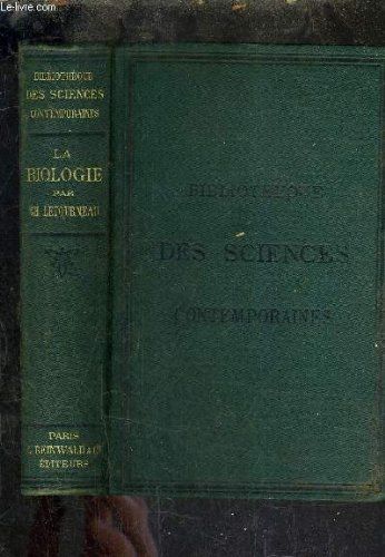 Bibliotheque Des Sciences Contemporaines