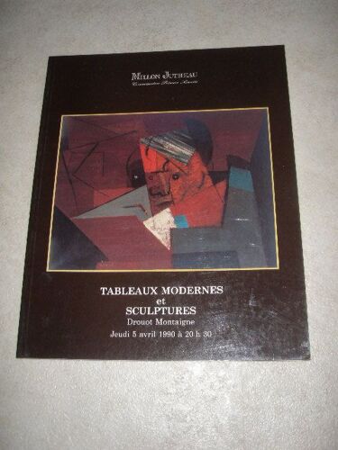 Tableaux Modernes Et Sculptures - 05/04/1990