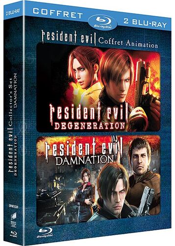 Resident Evil : Damnation + Resident Evil : Degeneration - Pack - Blu-Ray