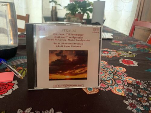 Strauss Richard - ( Don Juan - Till Eulenspiegel - Mort Et Transfiguration ) - Orchestre Philharmonique De Slovenie - Conducteur Zdenek Kosler -