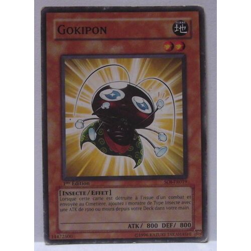 Carte Yu-Gi-Oh! " Gokipon / Terre " - 1ère Édition - Soi-Fr019 - Konami