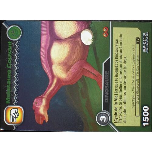 Carte Dinosaur King Maiasaura Couvant Dkaa-032/100 Holo