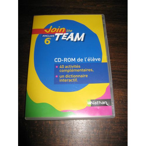 Join The Team Anglais 6ème