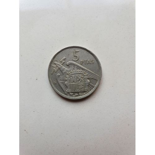5 Ptas Espagne 1957