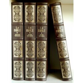 La Bible En 4 Tomes Ancien Et Nouveau Testament