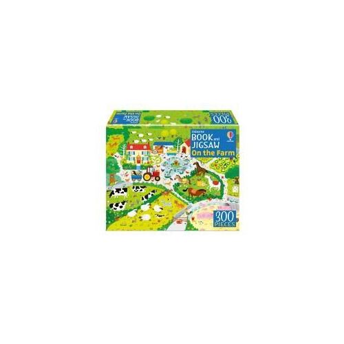 Usborne Book And Jigsaw On The Farm