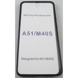 Coque Samsung Galaxy A51 Intégrale Vert Nuit Avant Arrière