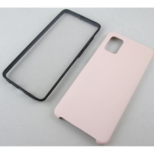 Coque Samsung Galaxy A51 Intégrale Rose Avant Arrière