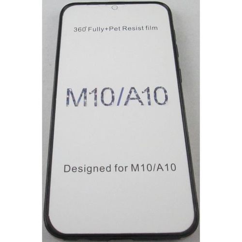 Coque Samsung Galaxy A10 Intégrale Rose Brillant Avant Arrière