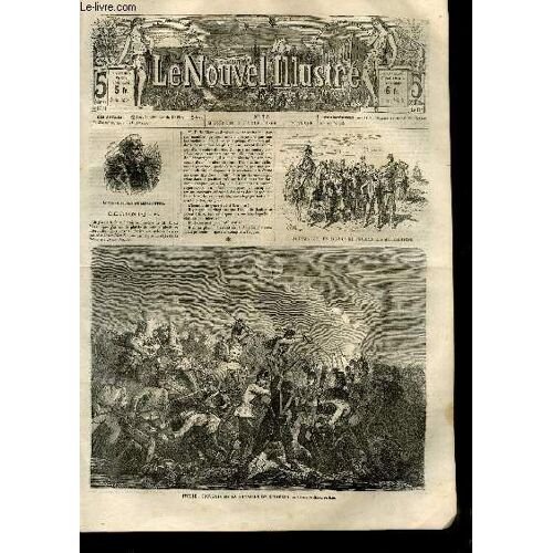 Le Nouvel Illustré N°72 - 1ère Année : Le Général Prussien De Manteuffel - Souvenirs De La Bataille De Custozza, Dessiné Par H. De Hem - Les Armes À Longue Portée, Dessiné Par Cham