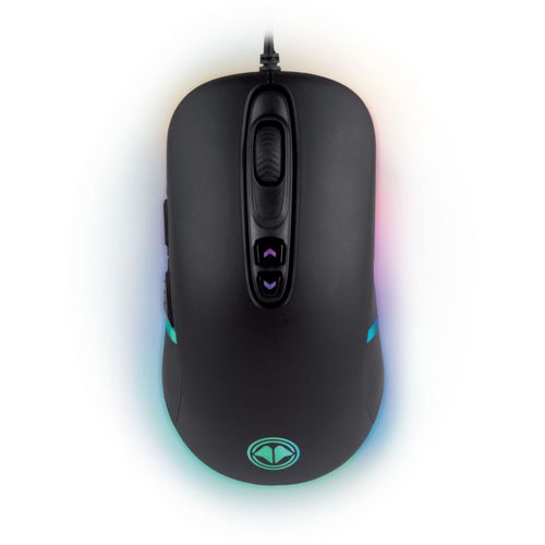 Millenium MO1 Advanced - Souris - pour droitiers - optique - 7 boutons - filaire - USB - noir