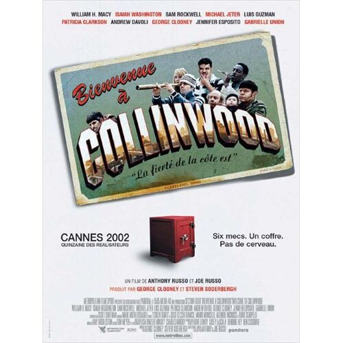 Bienvenue À Collinwood (Welcome To Collinwood) -Véritable Affiche De Cinéma Pliée - Format 40x60 Cm - De Anthony Russo, Joe Russo Avec Sam Rockwell, William H. Macy, George Clooney - 2002
