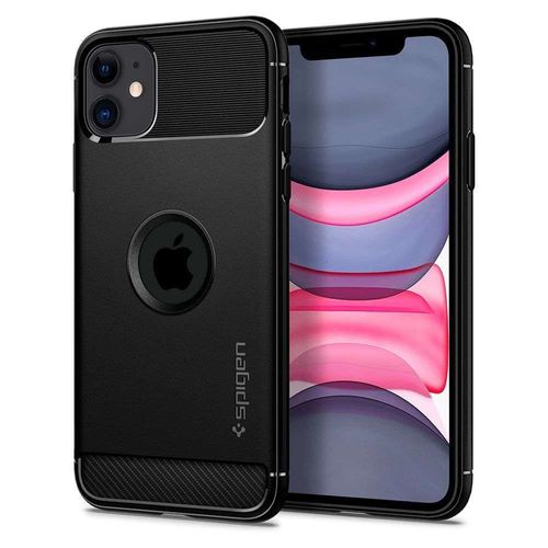 Coque Spigen Rugged Armor Noir Pour Iphone 11