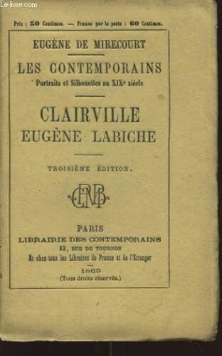 Les Contemporains Clairville Eugene Labiche