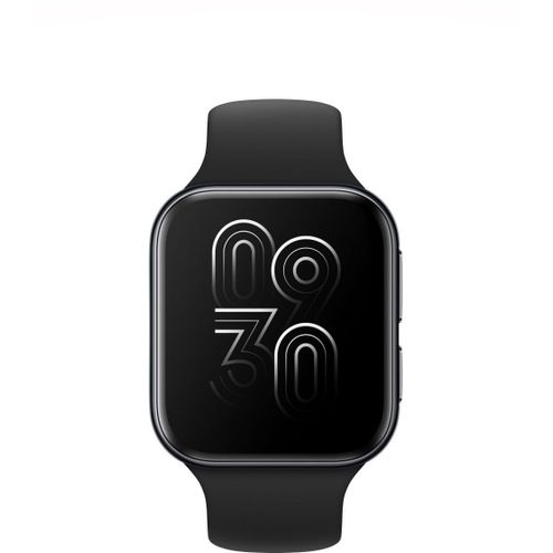 OPPO Watch - 41 mm - noir - Montre connectée avec bracelet - fluororubber - noir - affichage 1.6" - 8 Go - Wi-Fi, Bluetooth - 29.7 g