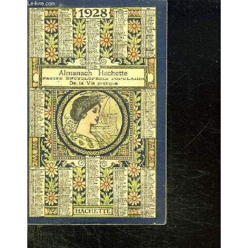 Almanach Hachette 1928.