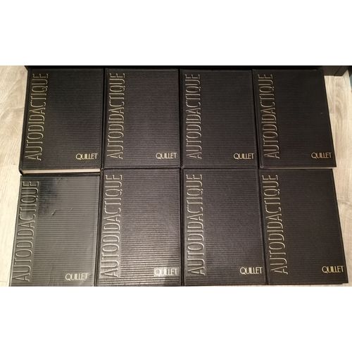 8 Encyclopédie Autodidacte Quillet Mathématiques,Littérature Ect..