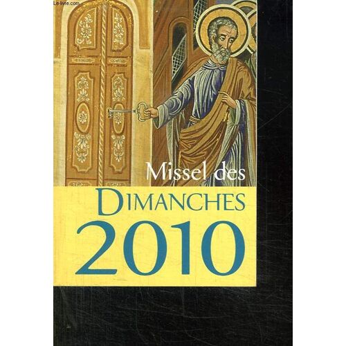 Missel Des Dimanches 2010.