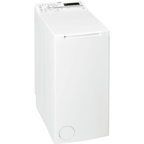 Machine à laver Whirlpool TDLR 55120S FR/N - 40x60x90 cm (lxpxh) - chargement par le dessus - 42 litres - 5.5 kg - 1100 tours/min - blanc