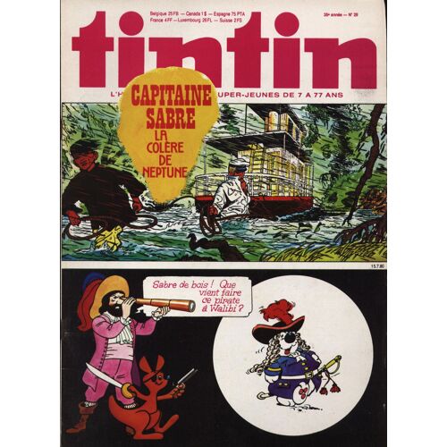 Tintin N° 29 -35ème Année - Edition Belge