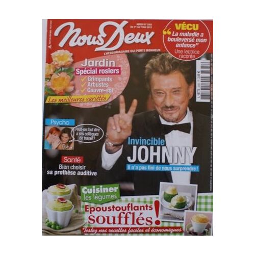 Nous Deux 3383 Johnny Hallyday L Fabian S Lama C Eastwood Y Duteil D Douillet