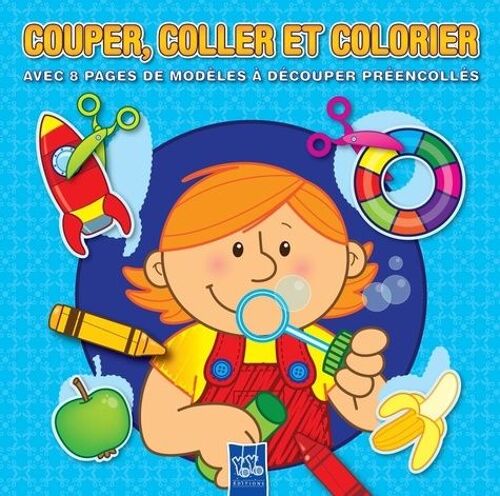 Couper, Coller Et Colorier - Avec 8 Pages Demodèles À Découper Préencollés