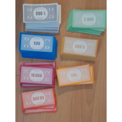 Lot De Billets De Monopoly