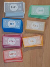 Lot De Billets De Monopoly