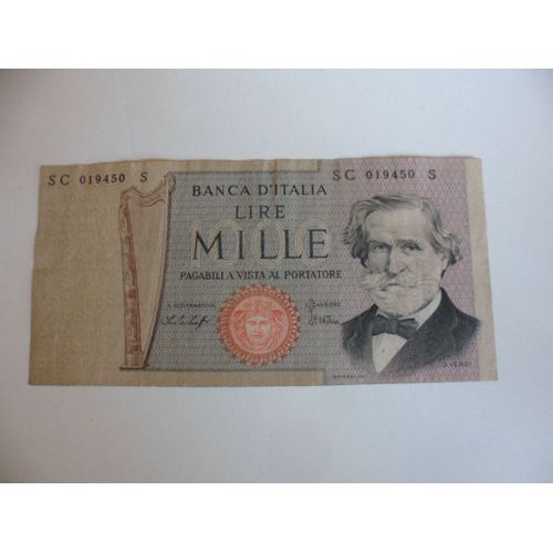 Italie 1000 Lire 1977