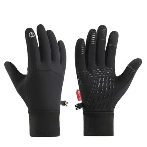 Gants Chauds D'hiver, Compatibles Avec Écran Tactile, Coupe-Vent/Imperméables Le Noir M