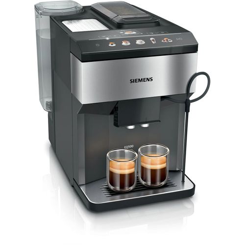 Machine à espresso entièrement automatique EQ500 classic Acier inox, Noir, Réservoir d'eau Siemens TP517R03