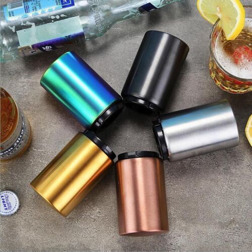Ouvre-Bouteille Automatique Bière Boisson Canette Ouvre-Bouteille Barre Outil Acier Inoxydable Automatique Magnétique Ouvre Gadgets De Cuisine