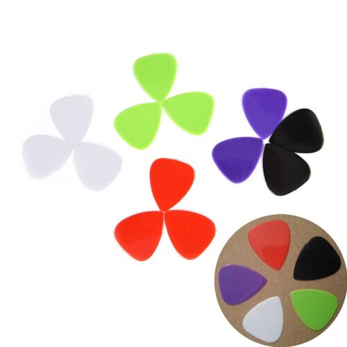 12 Pc/Lot Guitare Médiator 0.73mm Acoustique Électrique Basse Lisse Guitare Médiator Plectre Guitare Pièces Accessoires Le Médiator Guitare
