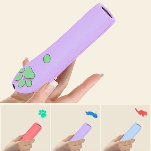 Interactif Puzzle Projection Stylo Taquin Bâton Lumière Animal Chat Jouet Laser Lumière Jouet Drôle Animal De Compagnie Led Laser Vue 1 Pièces