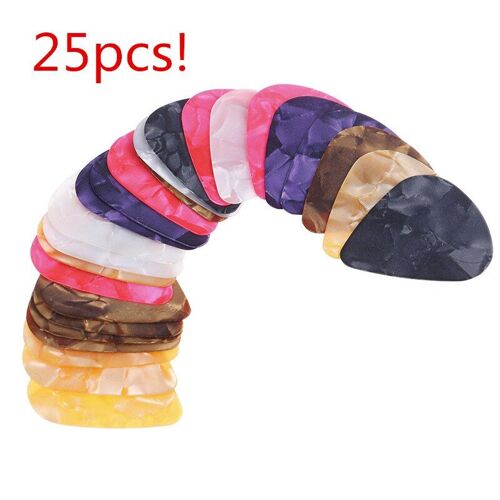 25 pièces choix acoustiques Plectrum celluloïd électrique lisse guitare Pick accessoires 0.46mm