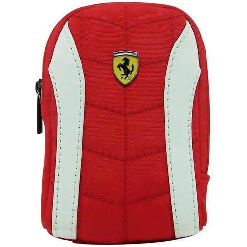 Etui A Fermeture Eclair Rouge Et Blanc Scuderia Ferrari F1